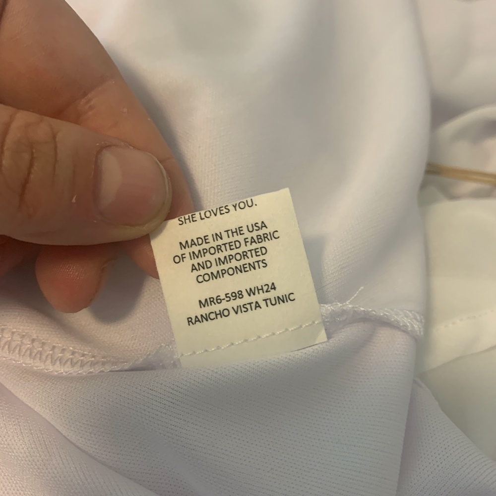 Show Me Your MuMu Rancho Vista White Tunic Dress M - Picture 6 of 6